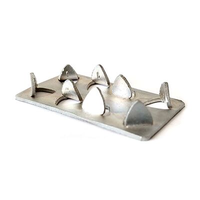 Пластины с шипами из оцинкованной стали