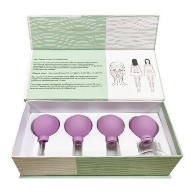 Косметические вакуумные банки Dr.Wagner Meduza в коробке