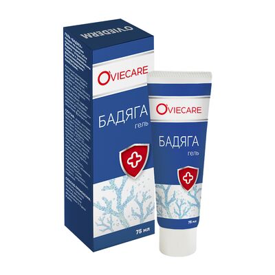 Бадяга гель Oviecare, 75 мл упаковка