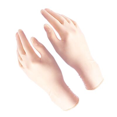 Смотровые перчатки (латекс) Беновой LatexСмотровые латексные перчатки Benovy Latex, размер S 6½