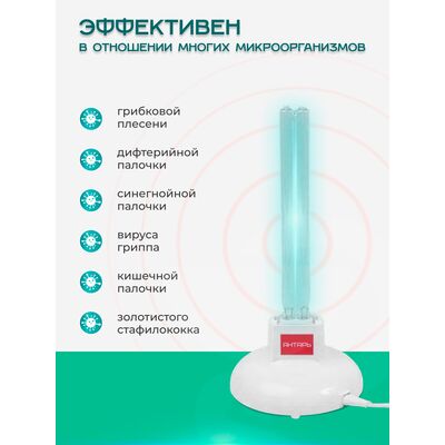 Использование лампы Янтарь Антивирус 11 в быту