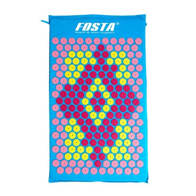 Коврик массажный акупунктурный Fosta F 0102 цветной (голубой) Коврик массажный акупунктурный Fosta F 0102 цветной (голубой)