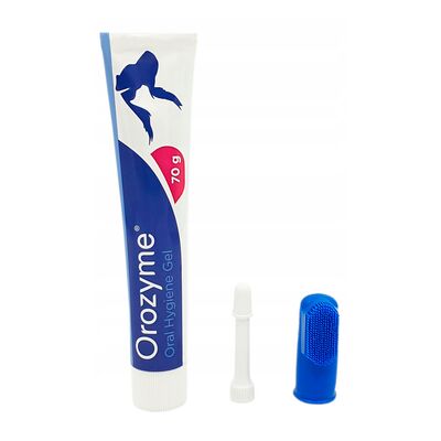 Гель для зубов животных Orozyme, 70 г с напальчником Гель для зубов животных Orozyme, 70 г с напальчником