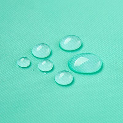 Нагрудник многоразовый с карманом BESIDE зеленый, ПВХ, 45x65 см не пропускает жидкость