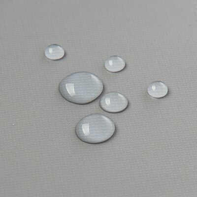 Нагрудник многоразовый с карманом BESIDE серый, ПВХ, 45x65 см не пропускает жидкость