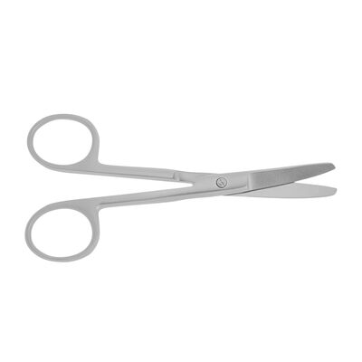 Н-71 Ножницы, армированные твердым сплавом, вертикально изогнутые, тупоконечные