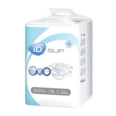 Подгузники для взрослых ID Slip Basic, размер XL, 10 шт.