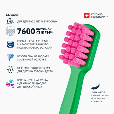 Преимущества Curaprox CS Smart Преимущества Curaprox CS Smart