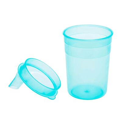Поильник BESIDE со съемной крышкой-носиком 200 мл, голубой