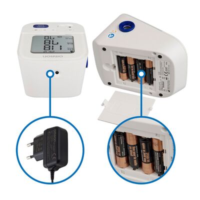 Отсек для замены батареек или подключение сетевого адаптера