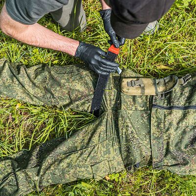 Жгут тактический турникет кровоостанавливающий Медплант ЖК-01 вид сложения 2 (применение)