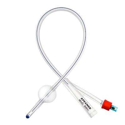 Катетер Фолея Apexmed двухходовой силиконовый, 10 шт