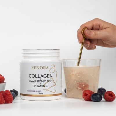 Порошкообразный коллаген Zenora с витамином С