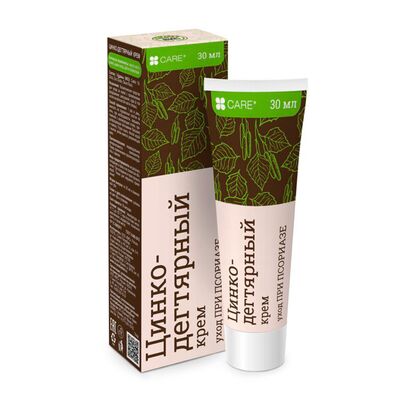 Цинко-дегтярный крем при псориазе 30 мл