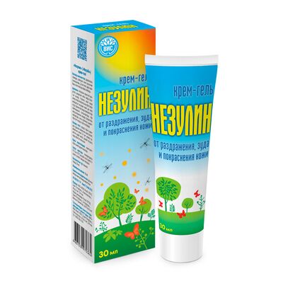 Крем-гель Незулин от раздражения, зуда и покраснения кожи, 30 мл