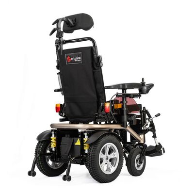 Инвалидная коляска с электроприводом Ortonica Pulse 250 вид сбоку
