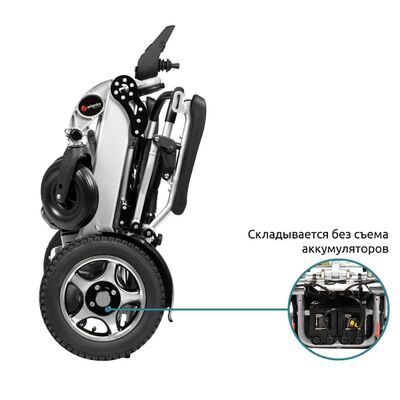 Инвалидная коляска с электроприводом Ortonica Pulse 640 в сложенном виде