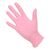 Нитриловые перчатки Aviora, неопудренные, розовые, 50 пар, M